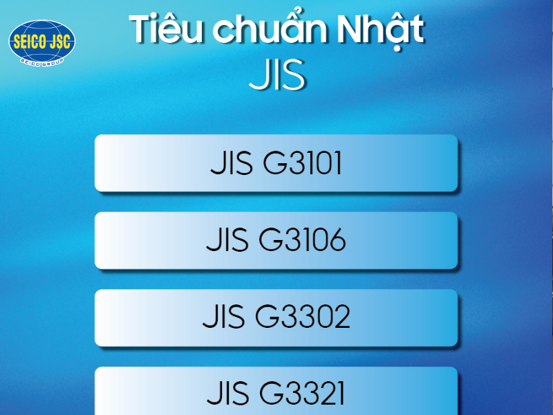 Một số tiêu chuẩn JIS phổ biến trong thiết kế nhà thép tiền chế