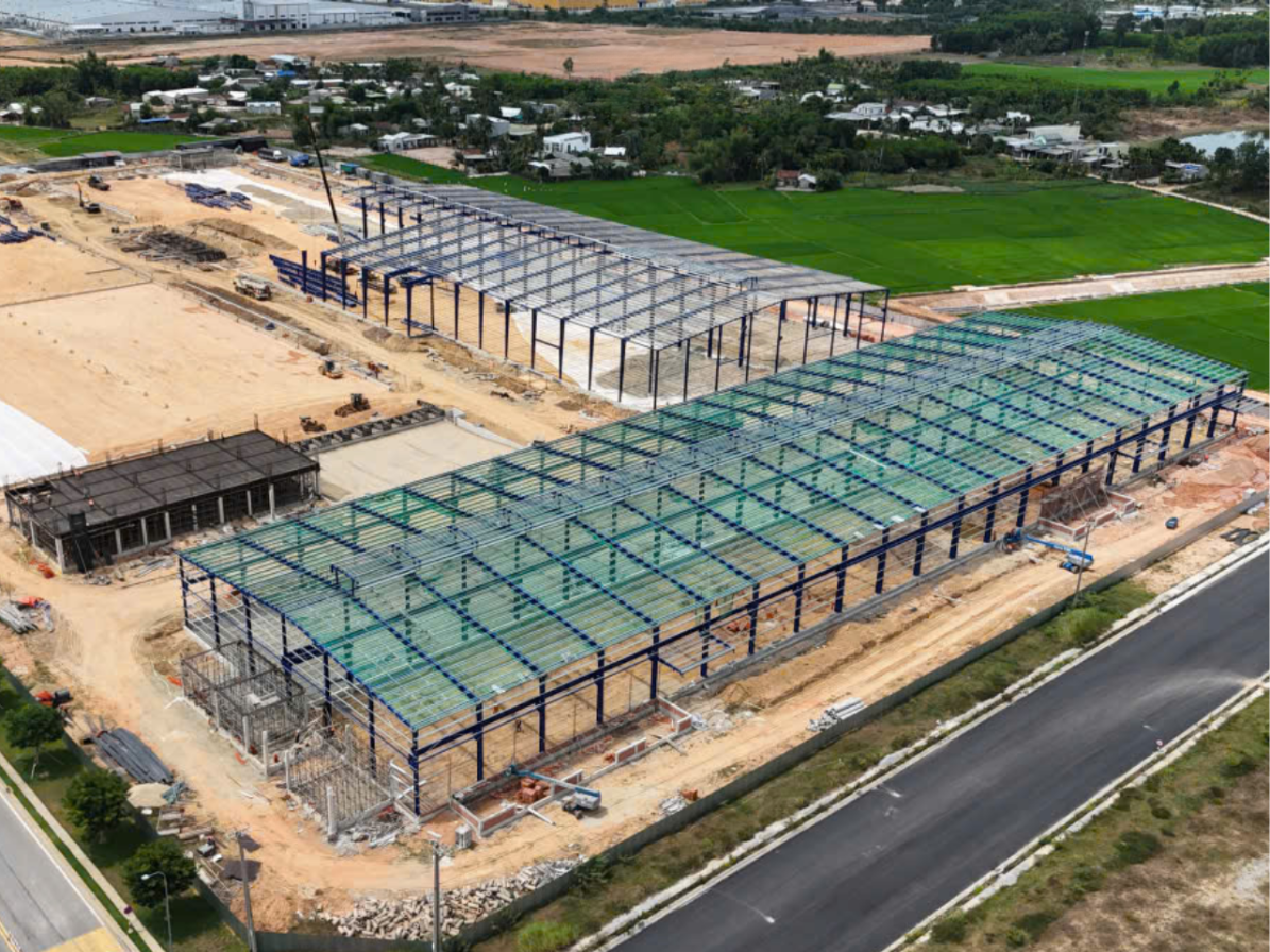 Nhà máy Taisan Quảng Ngãi - Tối ưu tiến độ xây dựng nhà máy với giải pháp kết cấu thép từ SEICO
