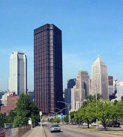 Toà tháp bằng thép được xếp ở vị trí thứ 37 trong các tòa nhà cao nhất nước Mỹ